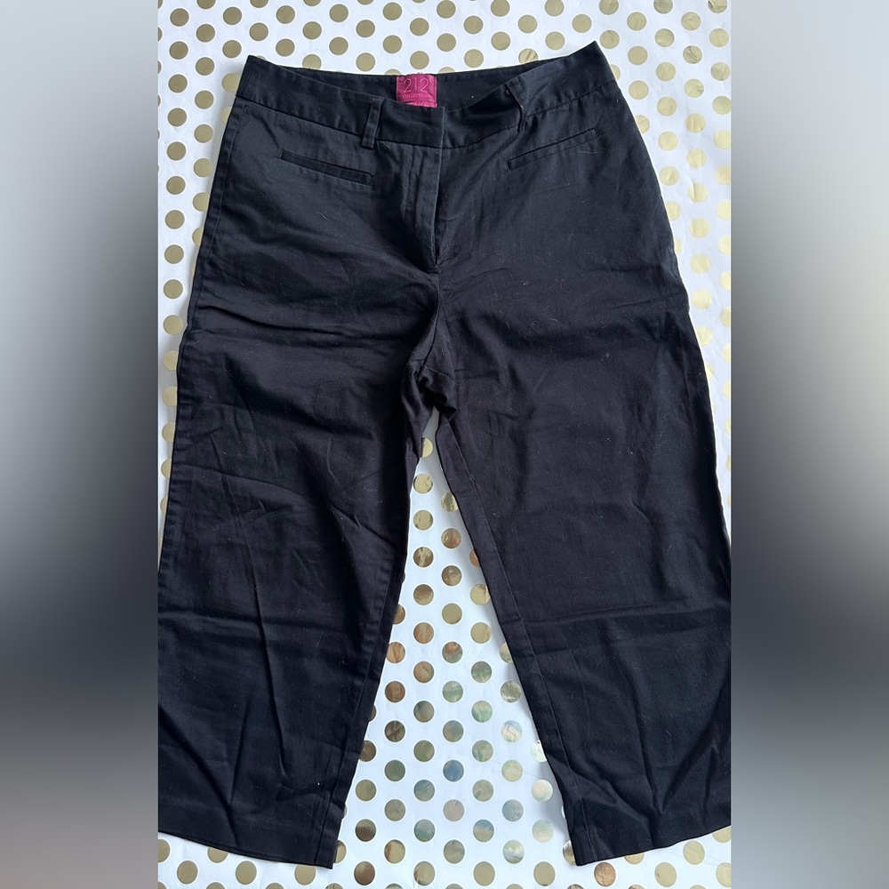 212 Collection Men's Black Chinos